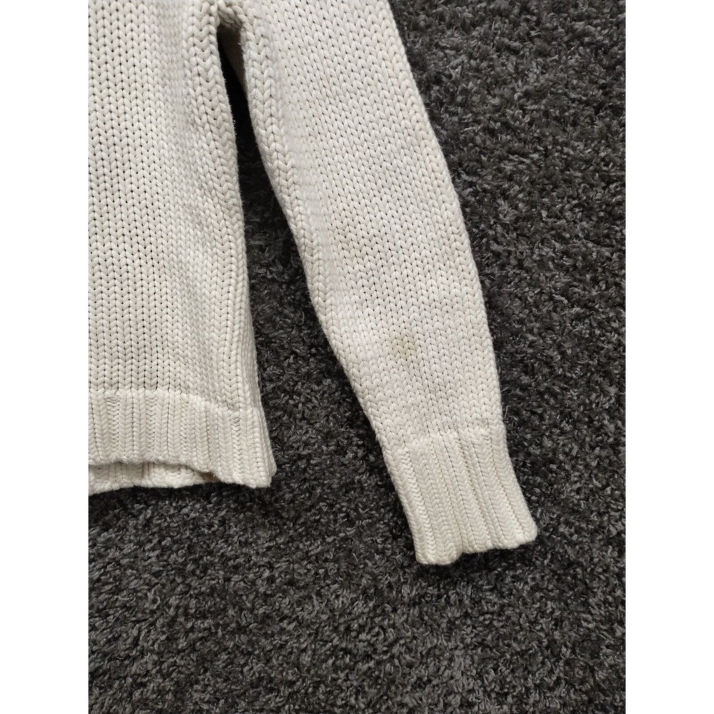 Mossimo Cardigan Sweater Women XL White Knit Collared Cute Comfortable - Picture 9 of 9
